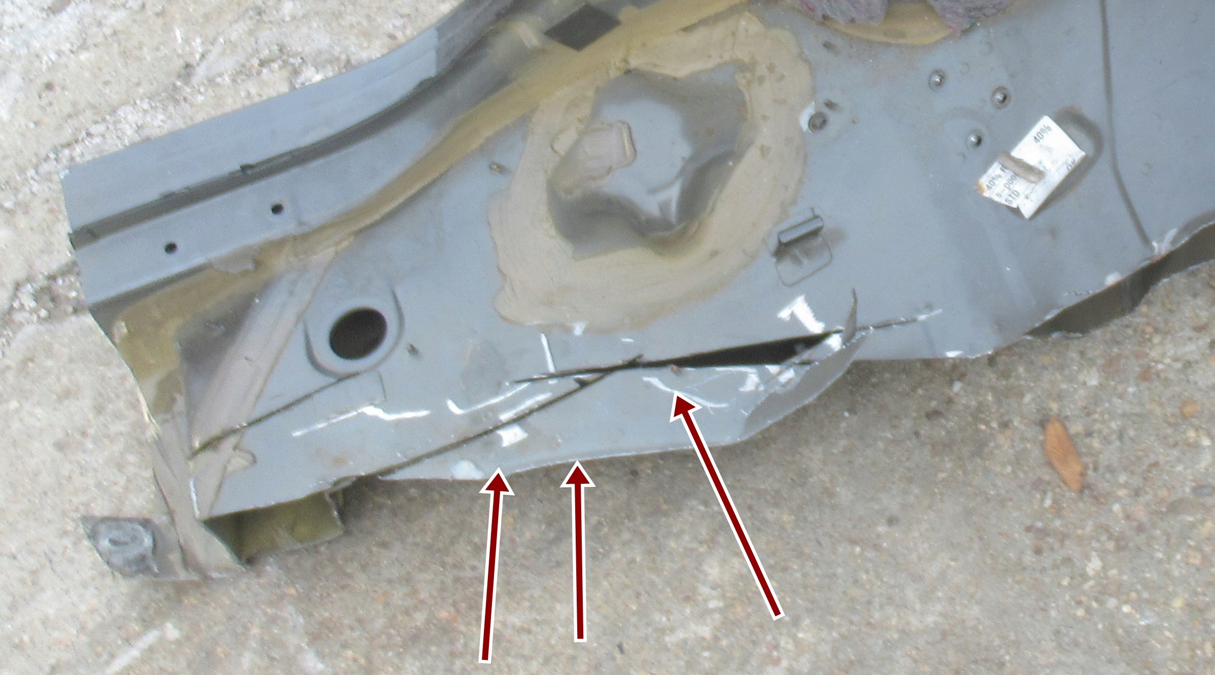 FORD FOCUS MK3 FL 17R KOMBI LONGHERONE parafango Destra posteriore