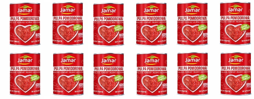 Levně 12 x 400 g Jamar Rajčatová polpa Svařovací
