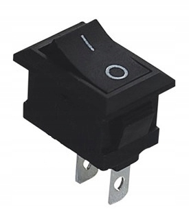 

Przełącznik Rocker On-off czarny 6A 250V x3szt