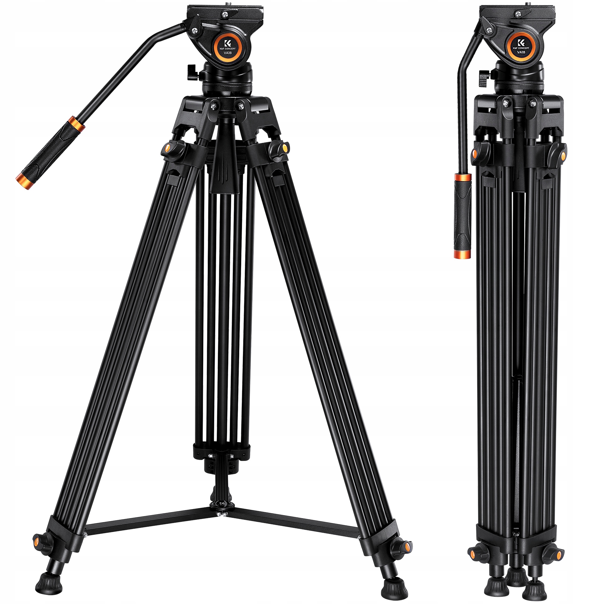 Multifunkční stativ Video Nastavitelný Tripod pro fotoaparát Kameru 184 cm