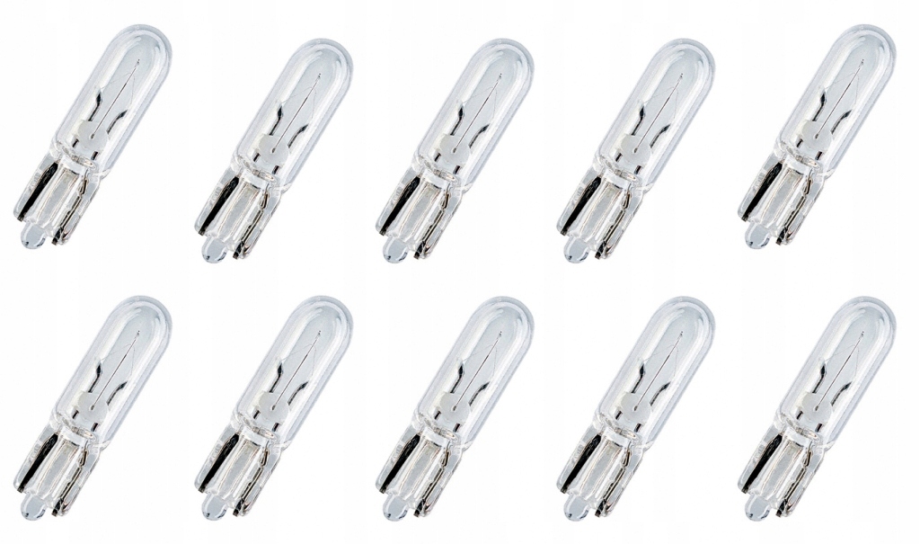 M-tech Żarówka 12V W1.2W 1.2W W2X4.6D 10 szt