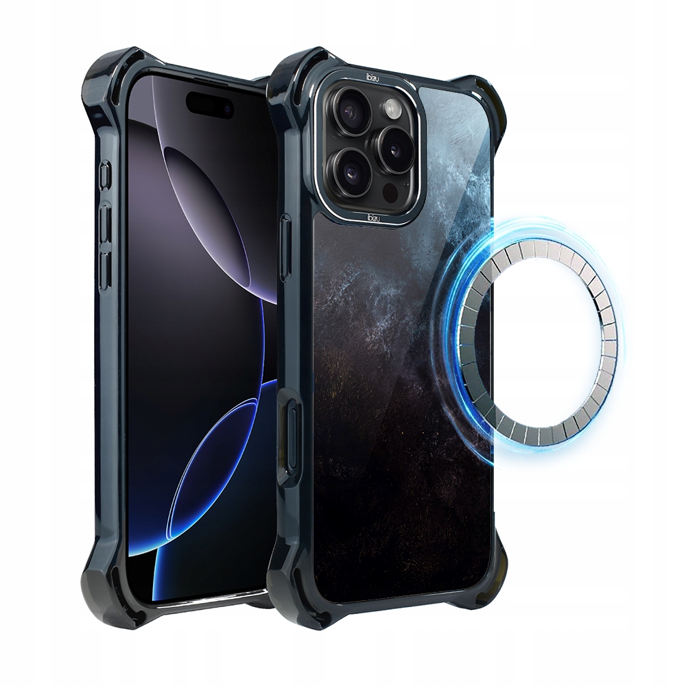 Pouzdro pro iPhone 16 Pro Max Ibizu DropGuard Ultra s MagSafe, Deep Ocean