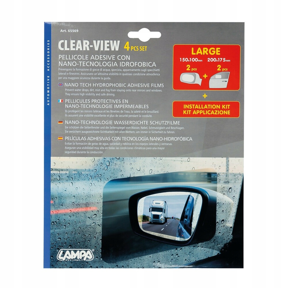 

Nano-tech Hydrofobowa Folia Do Lusterek Rozmiar L