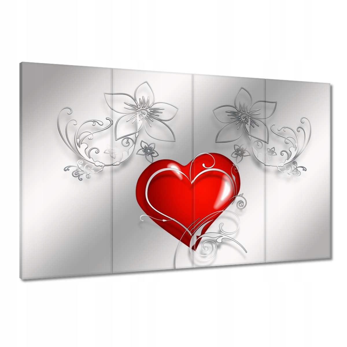 Obrazy 120x80 Červené srdíčko