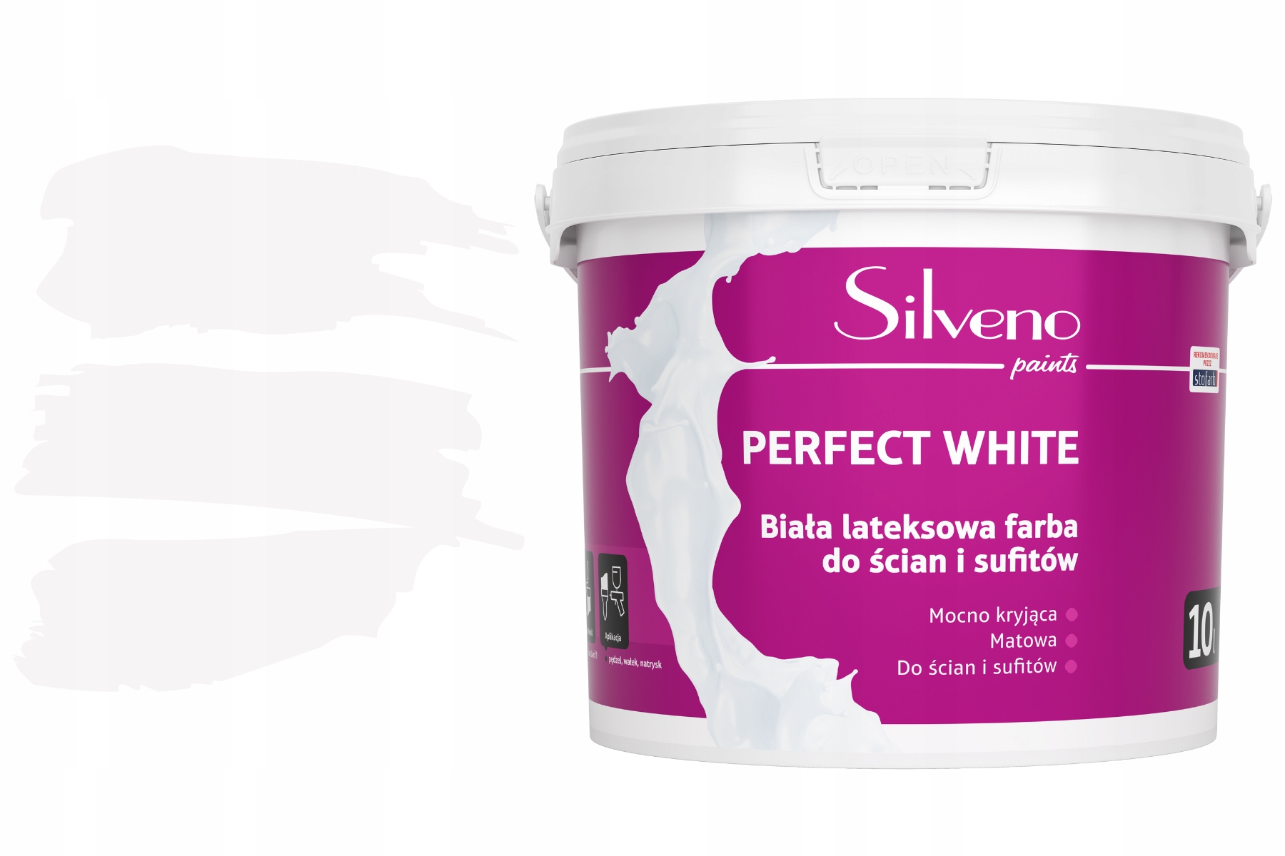 Silveno Perfect White Biela latexová farba na steny a stropy