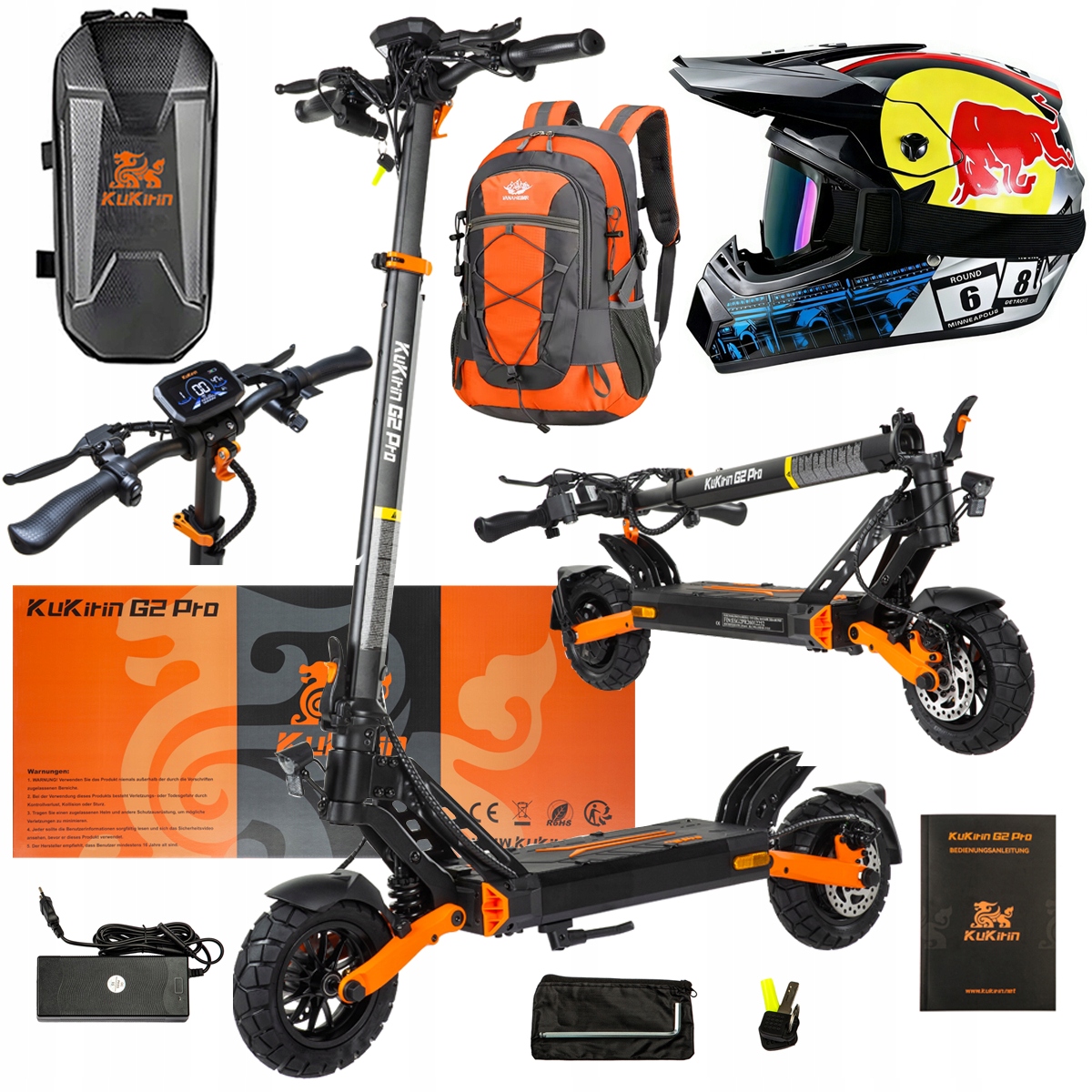 Pojazd Elektryczny KuKirin G2 Pro Abe 500w 48V 15.6AH 65KM 25KM/h +Dárek