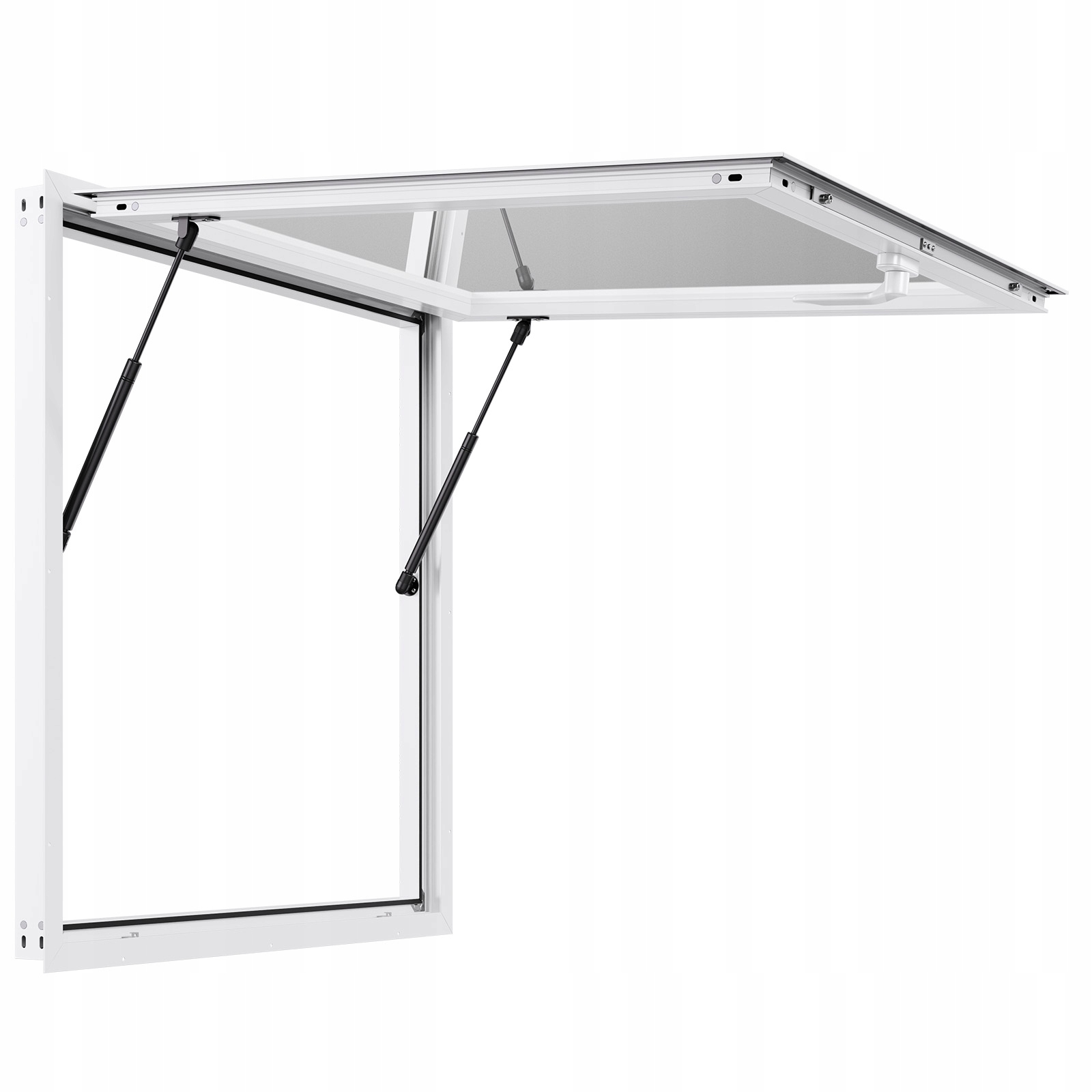 Okno Vevor Pre Gastronomický Príves 915 X 915 MM Z Prémiového Hliníka