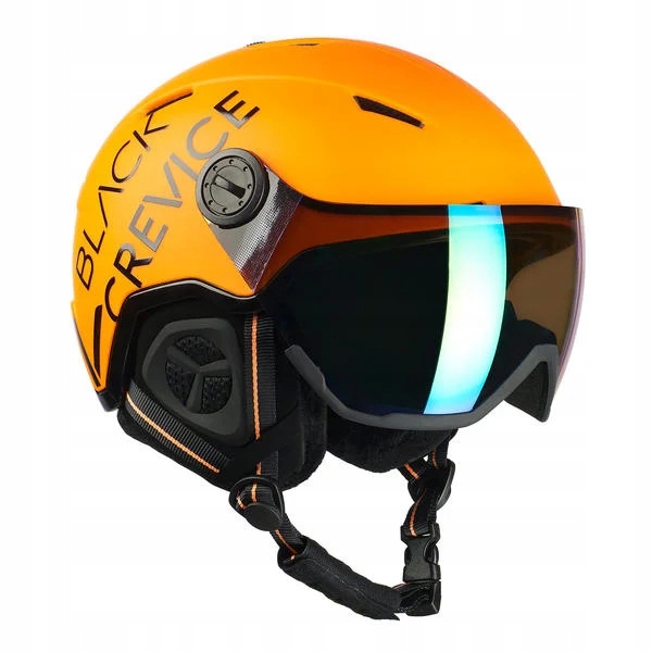 Kask narciarski Black Crevice Vail with visor pomarańczowy r. L 58-61cm