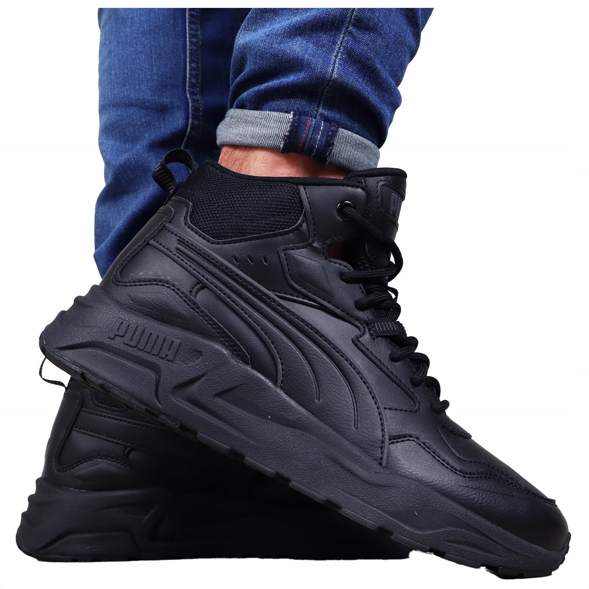 pánské boty Puma Zimní vysoké sněhule trapery černé sportovní na zimu