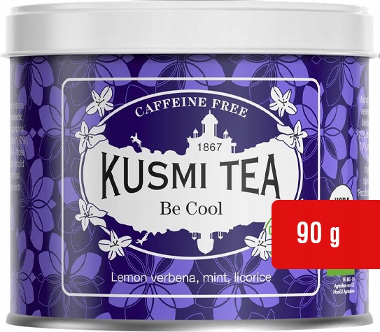 Levně Bylinný čaj Kusmi Tea Be Cool Bezkofeinová Máta Verbena Lékořice Anýz