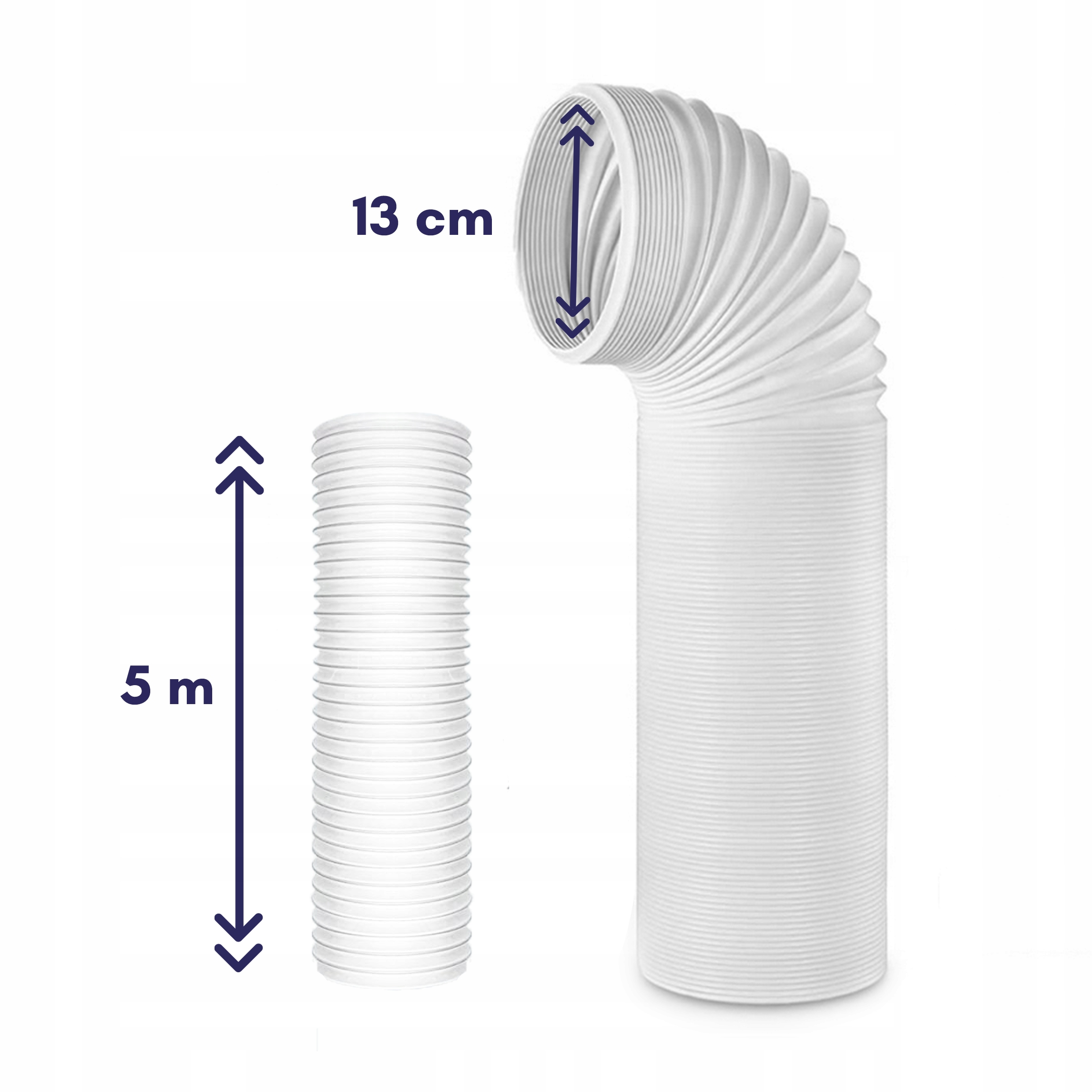 

Rura Do Klimatyzatora Przenośnego Wąż Fi 13CM 5M