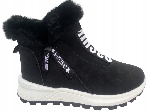 

Buty Zimowe Traperki Damskie Ocieplone Trekkingowe