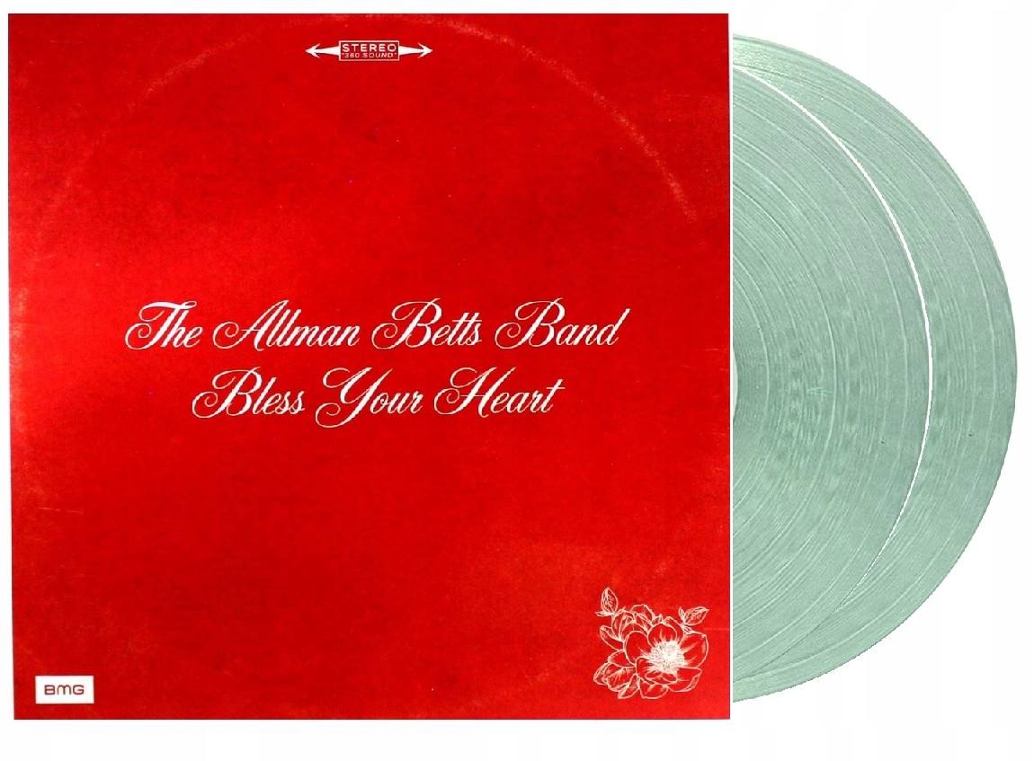 The Allman Beets Band Bless Your Heart 2LP Coke Bottle Clear Folia