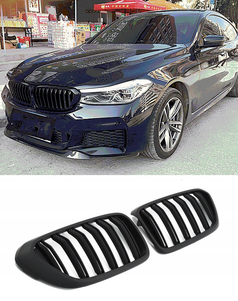 Atrapa Nerki Gril Bmw 6 G32 Gt Černý Mat Nový