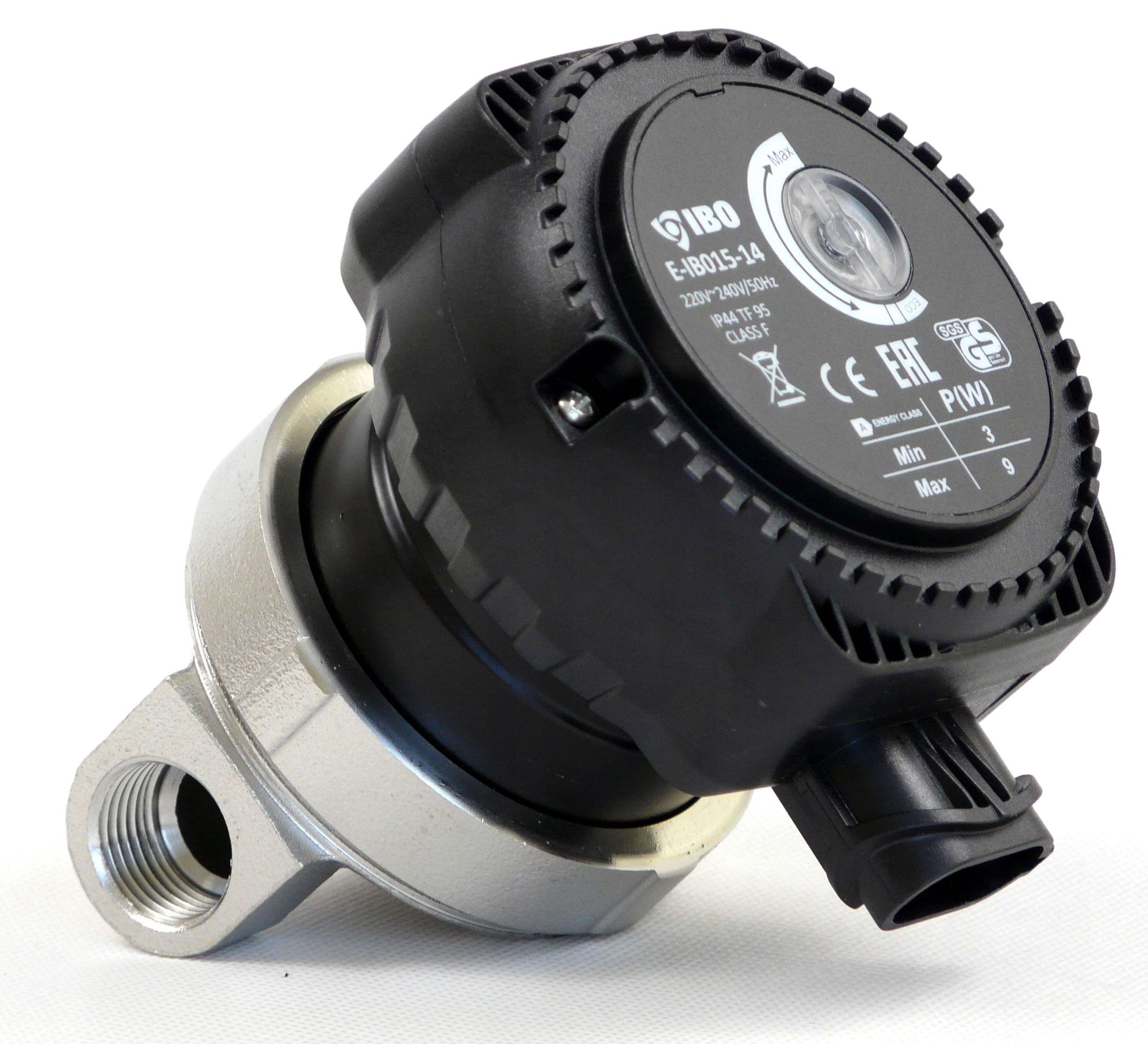 POMPA E-IBO 15-14 c.w.u. CYRKULACYJNA IBO OBIEGOWA ELEKTRONICZNA OSZCZĘDNA Przyłącze wody (