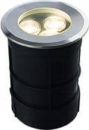 Led nájezdová lampa Nowodvorski stříbrná