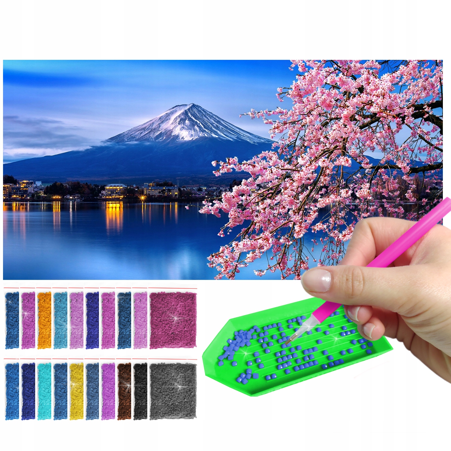 Diamantová Výšivka Diamond Painting Čtvercová