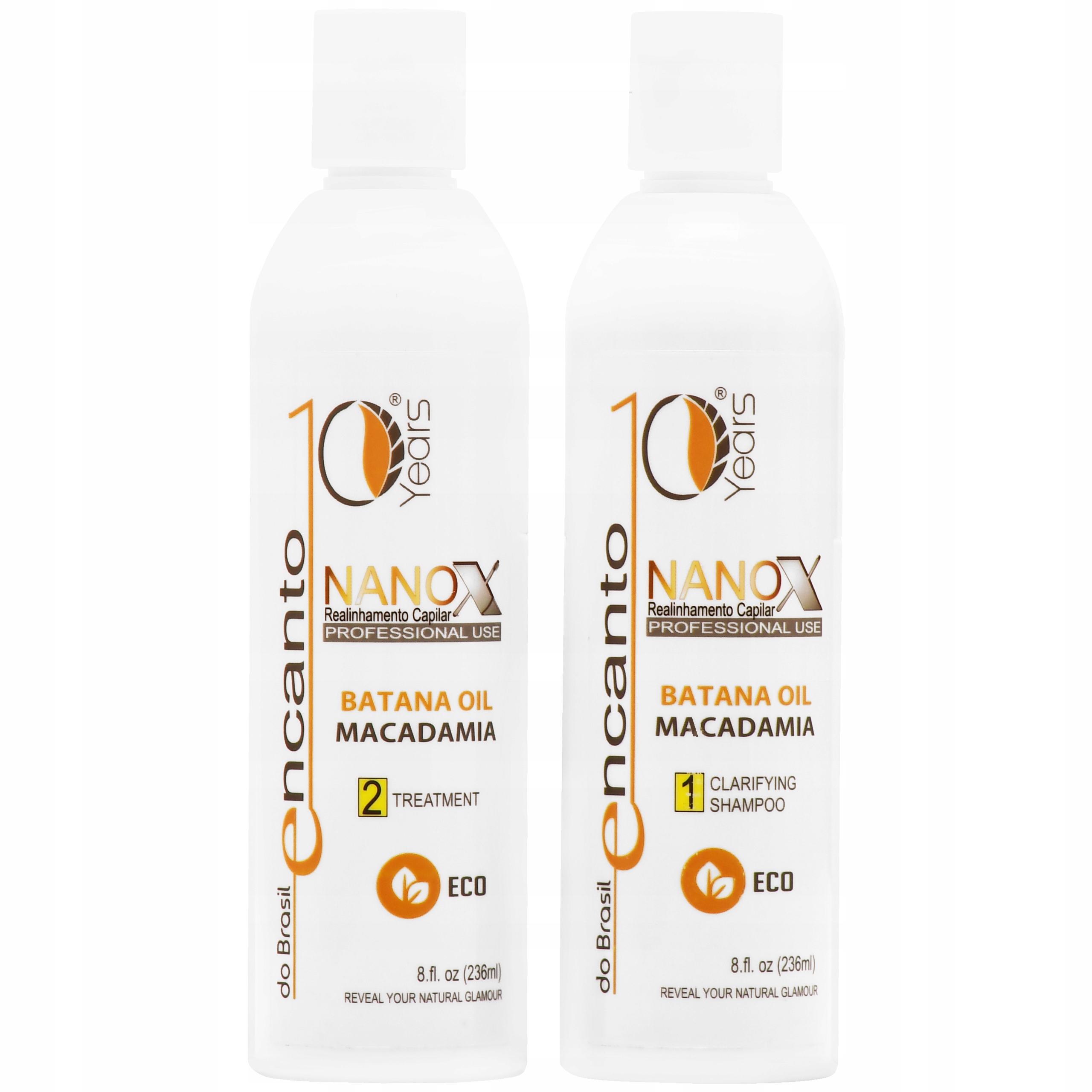 Keratyna Encanto Do Brasil Nanox zestaw 2x236 ml