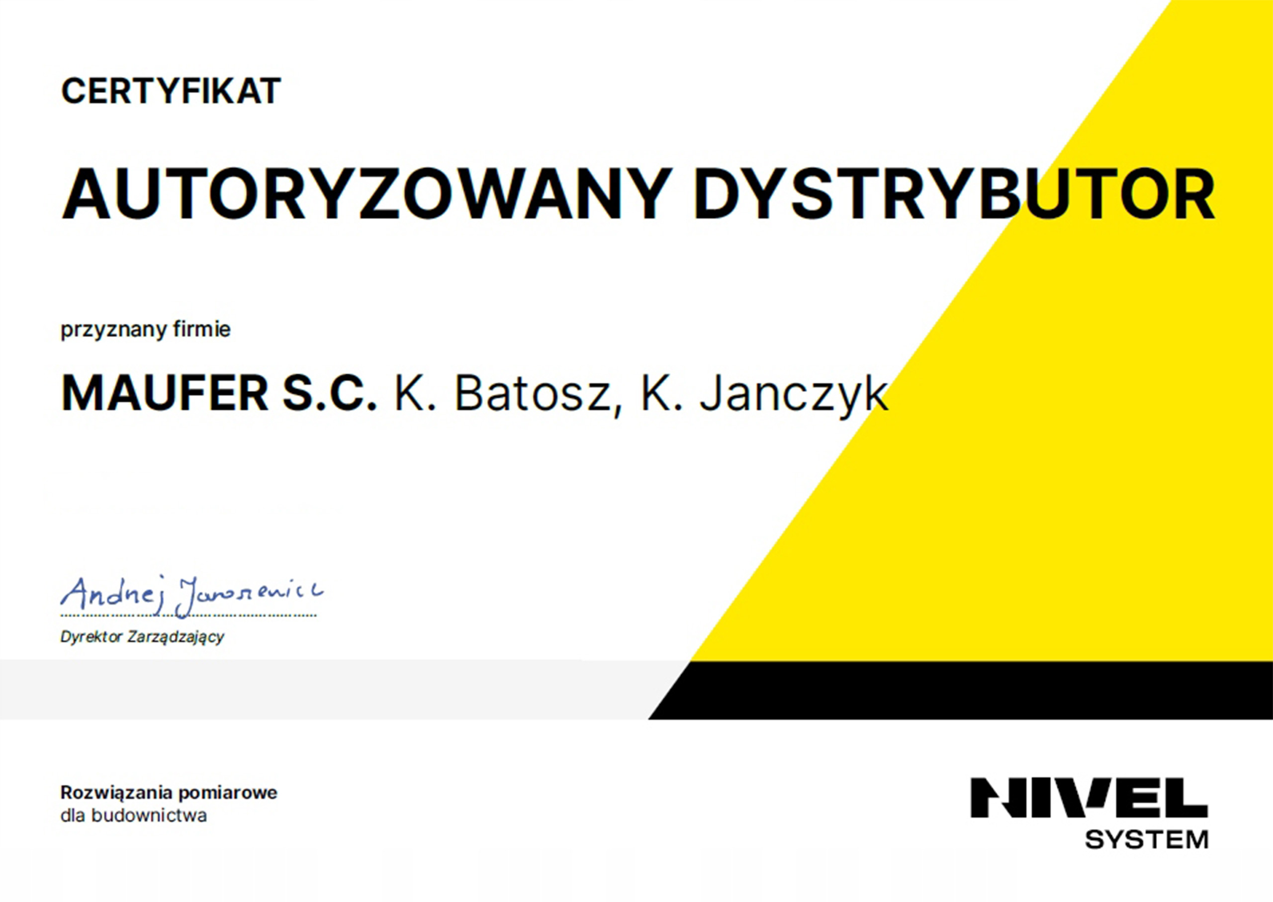 ALUMINIOWY STATYW BUDOWLANY POD NIWELATOR NIVEL SYSTEM SJJ1 Rodzaj statyw