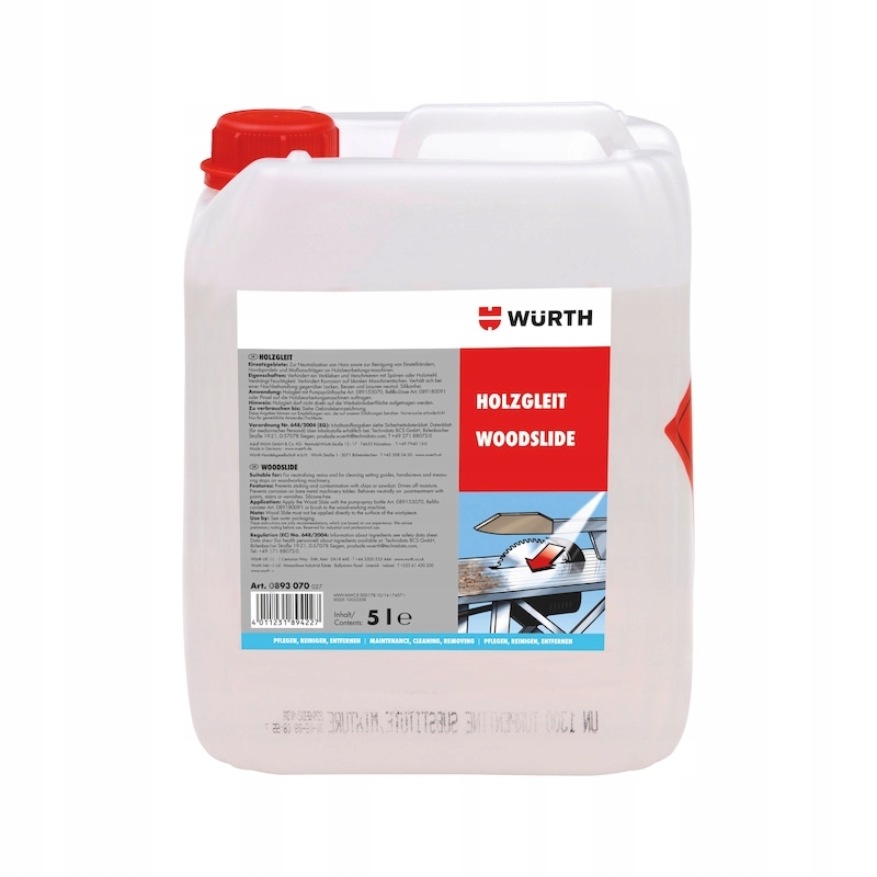 Prípravok Wurth Holzgleit na neutralizáciu živice 5000 ml