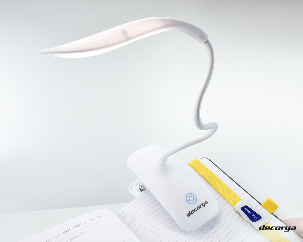 Lampka led przypinana klipsem DOTYKOWA ŚCIEMNIALNA Klasa efektywności energetycznej A