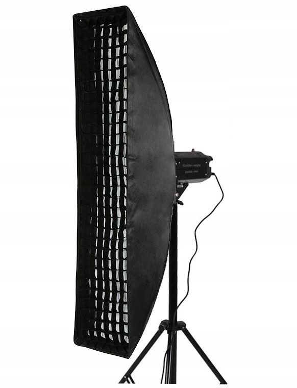 Profesjonalny softbox 40x180cm siatka grid Grid w zestawie możliwość zamontowania