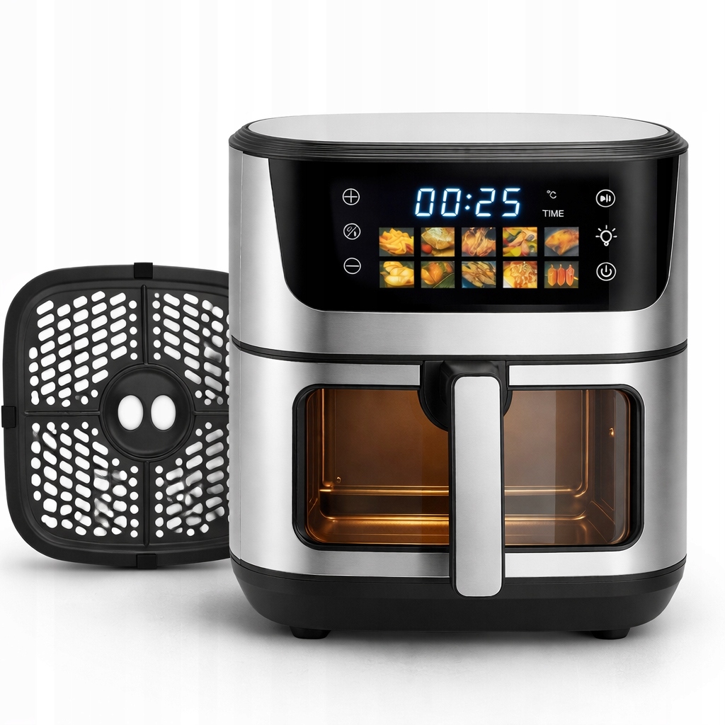 Beztuková Fritéza Air Fryer XXL 8L 2000W Wifi 10 Programov