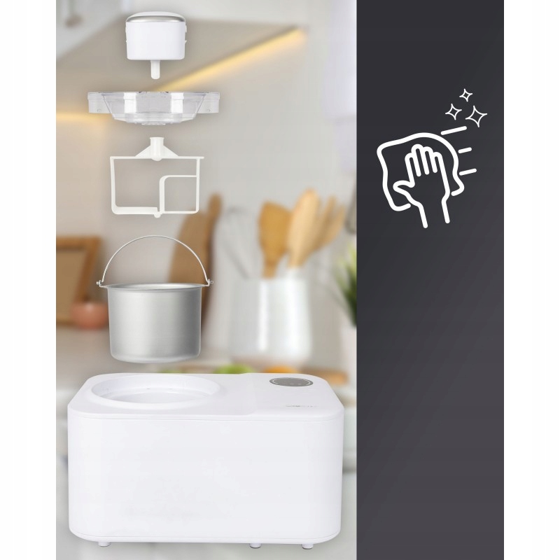 URZĄDZENIE MASZYNA DO LODÓW LODZIARKA LED TIMER Marka Clatronic