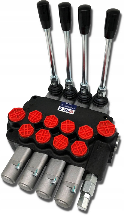 3319 - ГИДРАВЛИЧЕСКИЙ СПЛИТТЕР 80Л 4 РАЗДЕЛА + ЗАЩЕЛКА