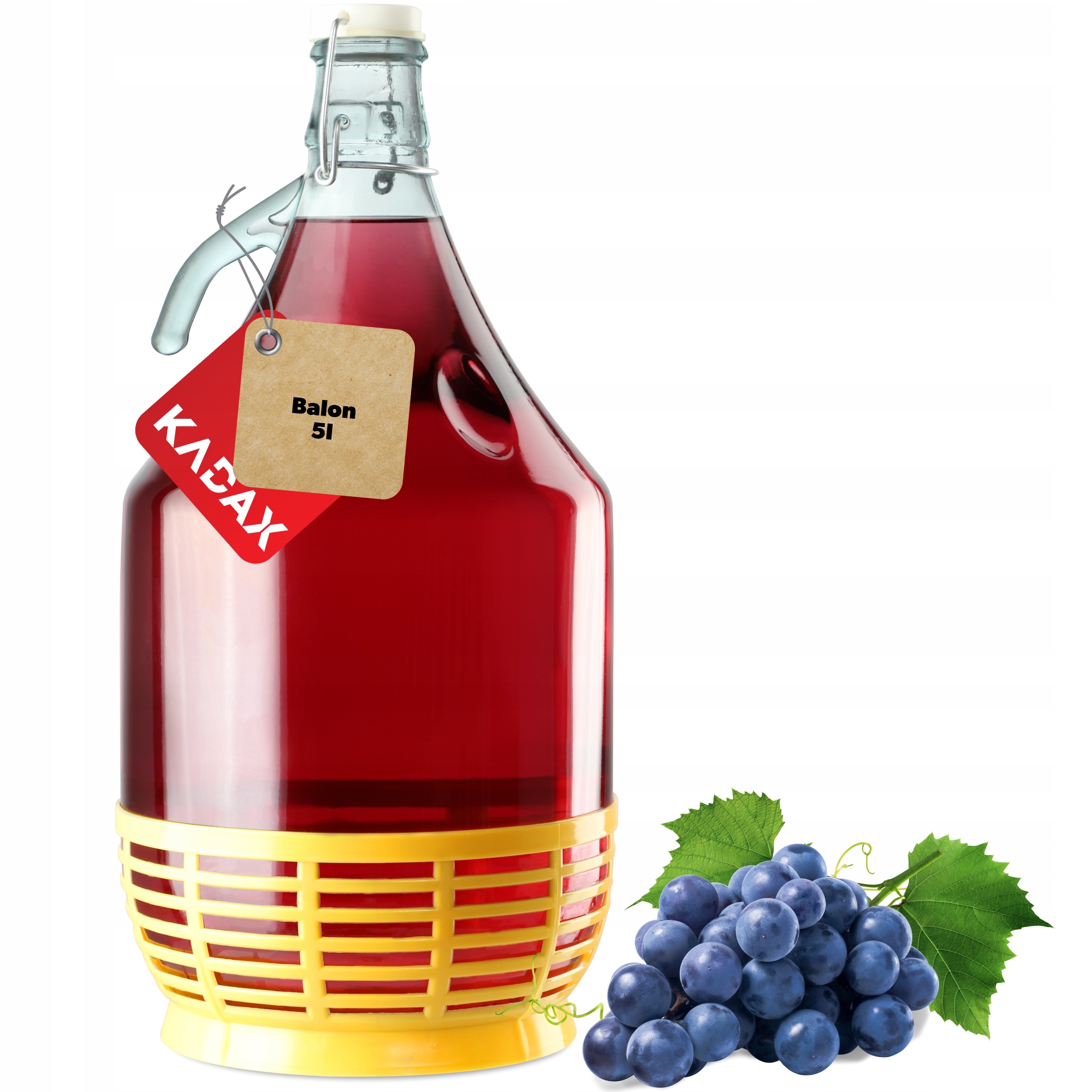 

Gąsior Balon 5L Butelka Dama Na Wino+zamknięcie