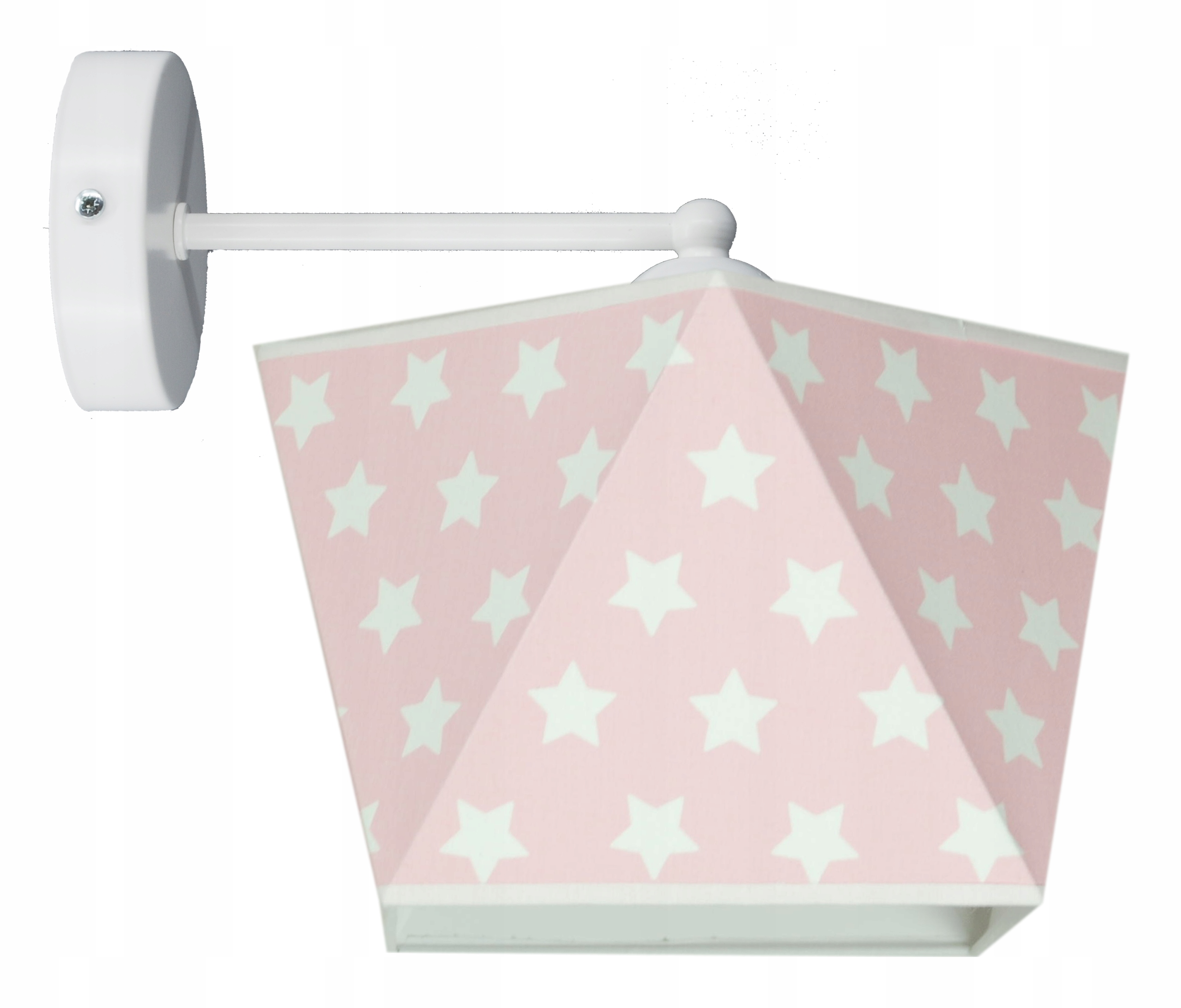 Lampa ścienna KINKIET dla dzieci nowoczesny abażur MIX w białe gwiazdki Marka inna