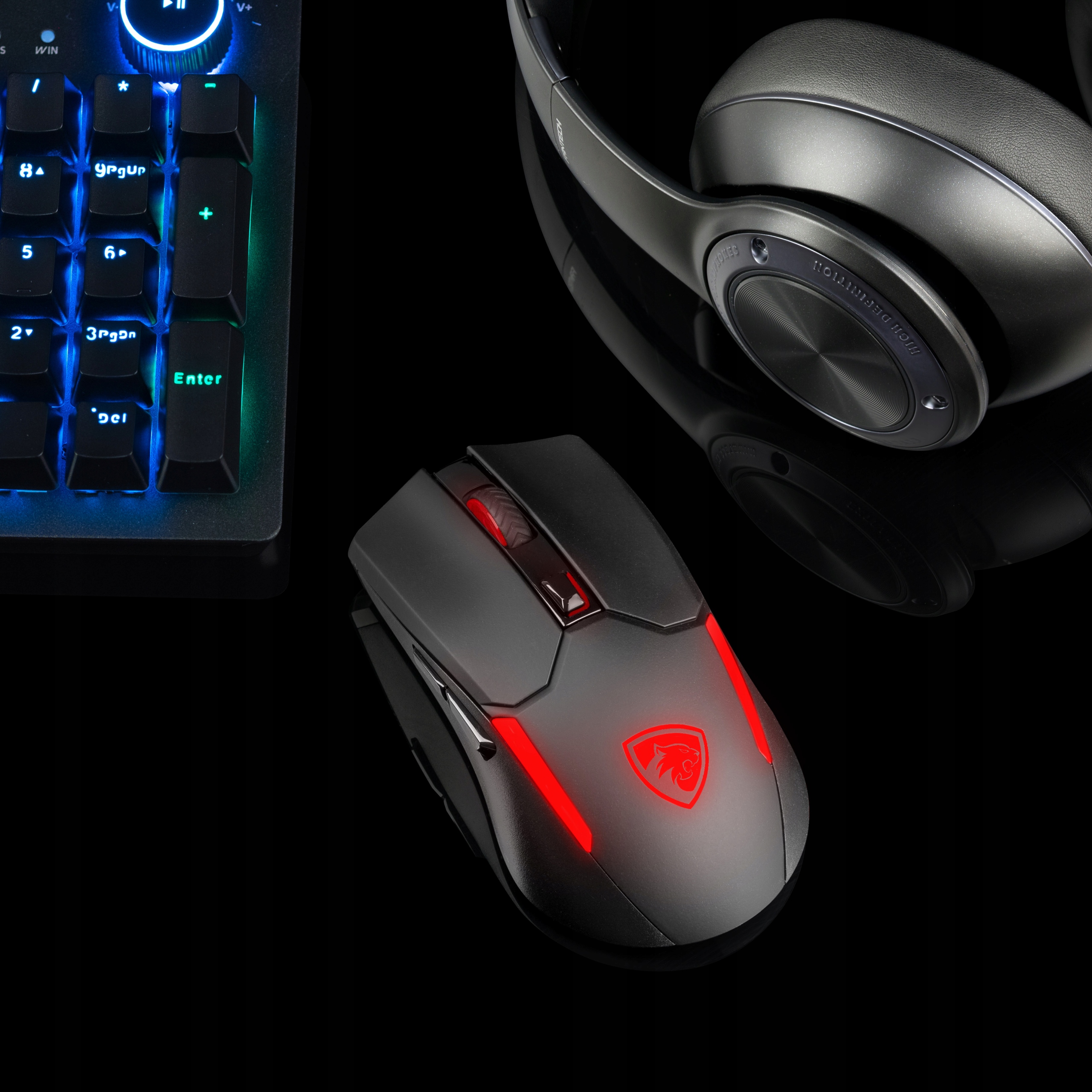 PANTHERISE VENOMII MYSZ BEZPRZEWODOWA Pixart 20mln KLIKÓW LED 4000DPI HUANO Model VENOM II