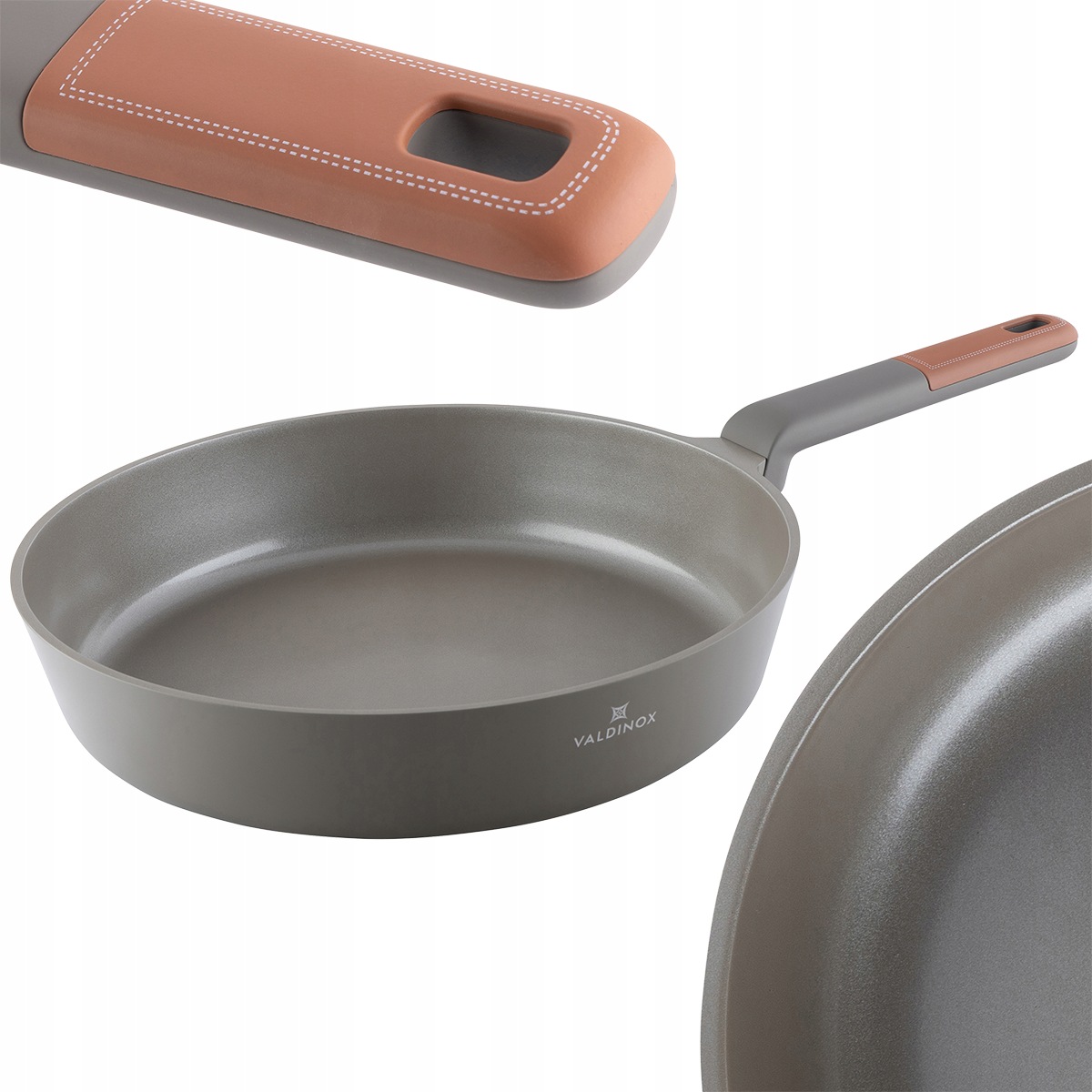 Keramická nepřilnavá pánev s plynovou indukcí Valdinox Prestige 30 cm