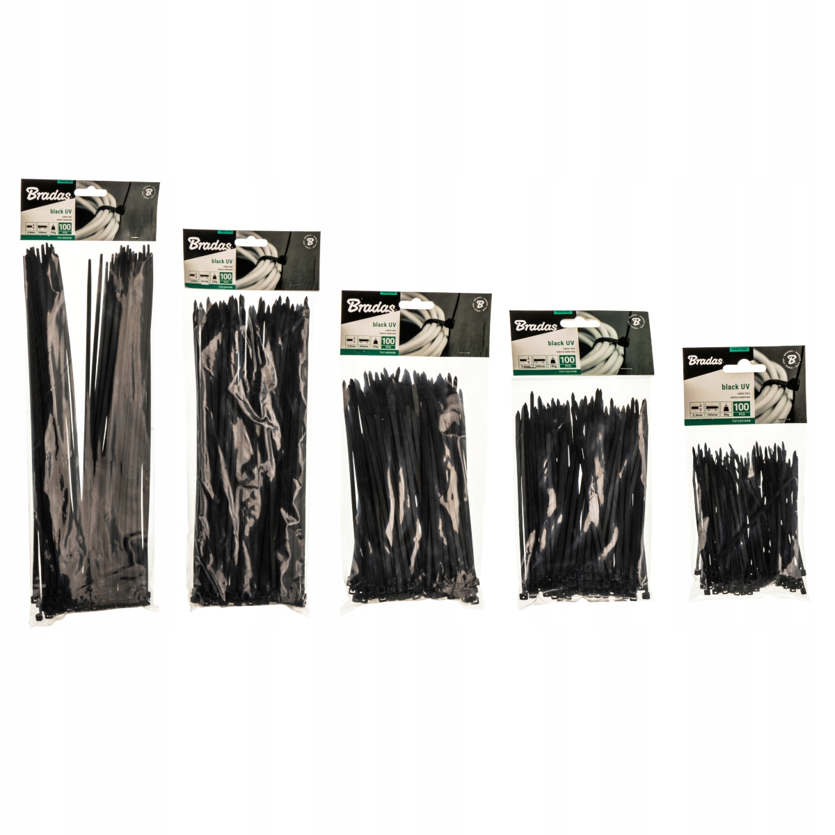 

Opaski Zaciskowe Kablowe Trytki Zestaw 500szt