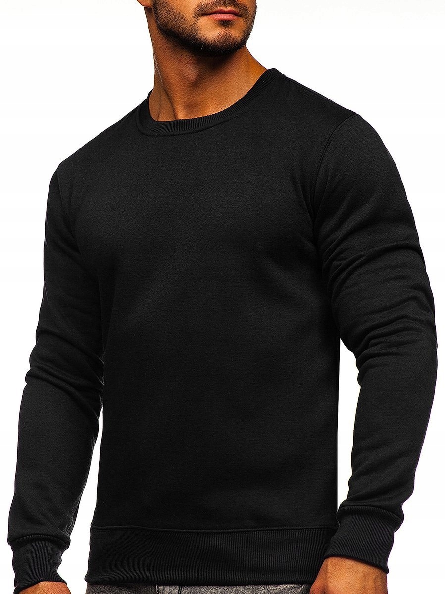 

Bluza Męska Bez Kaptura Czarna 2001 DENLEY_2XL