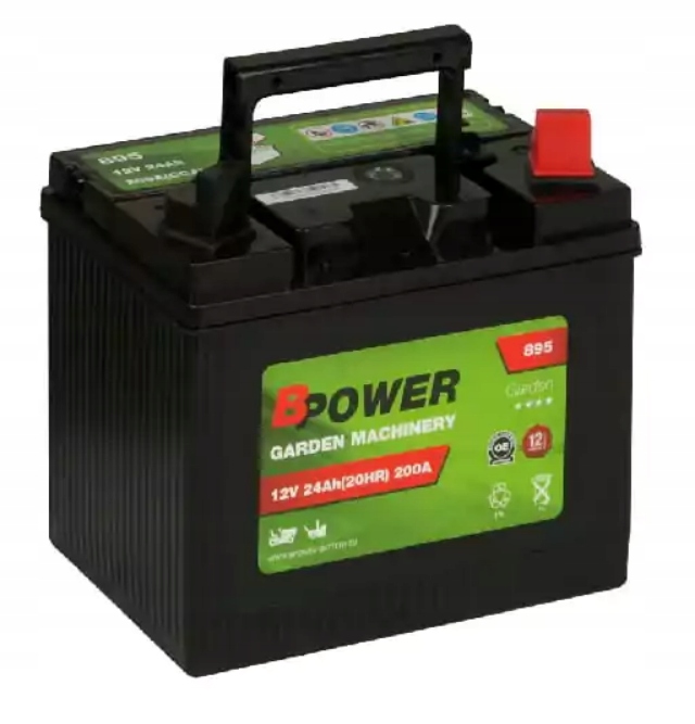 Akumulator Bpower Garden 895 24Ah 200A 196x132x185mm do kosiarki traktorka