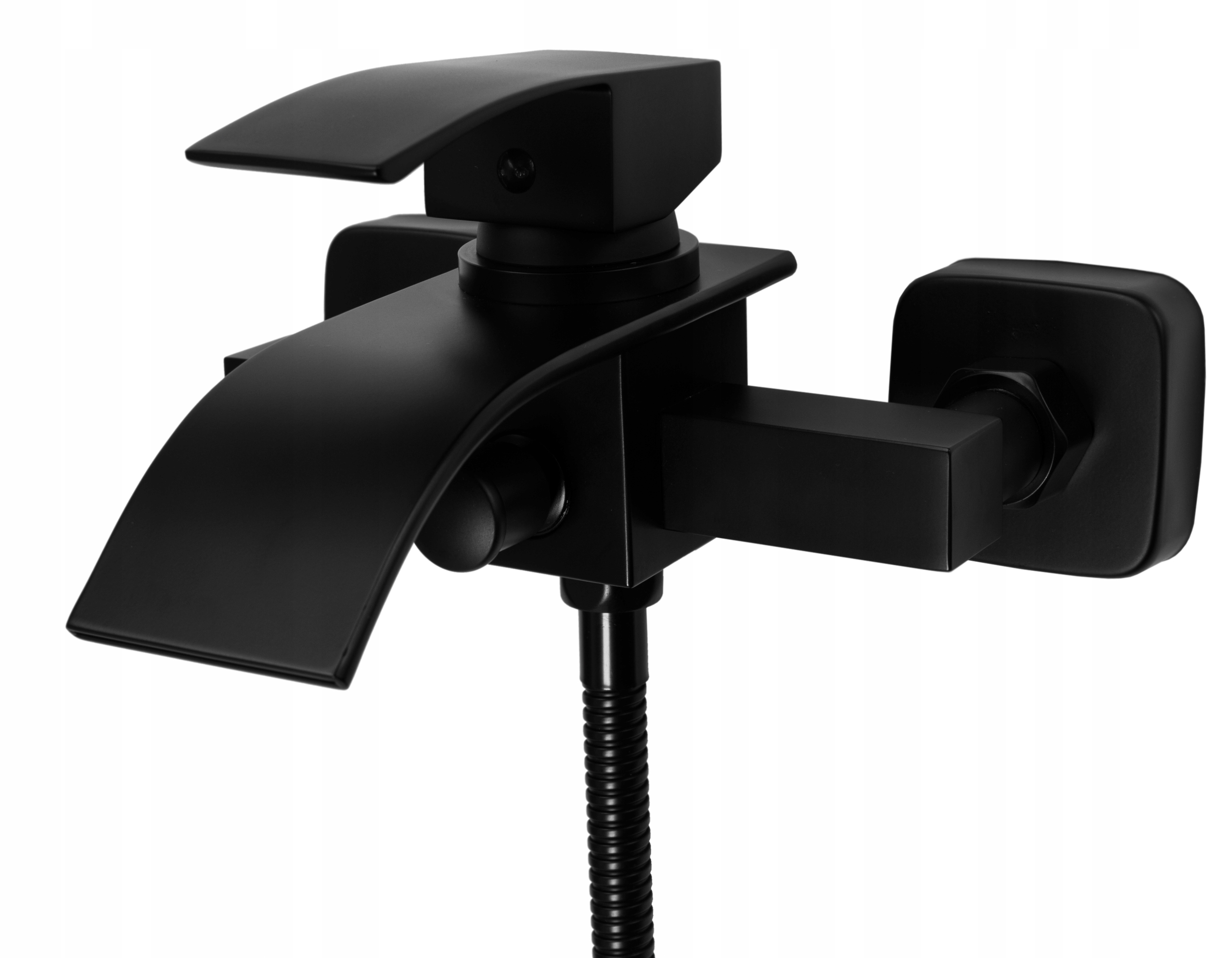 ZESTAW CZARNY BATERIA WANNOWA WODOSPAD UMYWALKOWA Marka Granitan