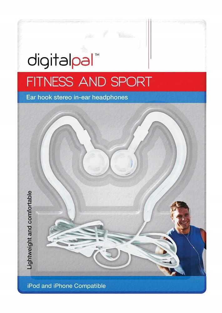 

Sportowe słuchawki zauszne 20-20000Hz 3,5mm jack