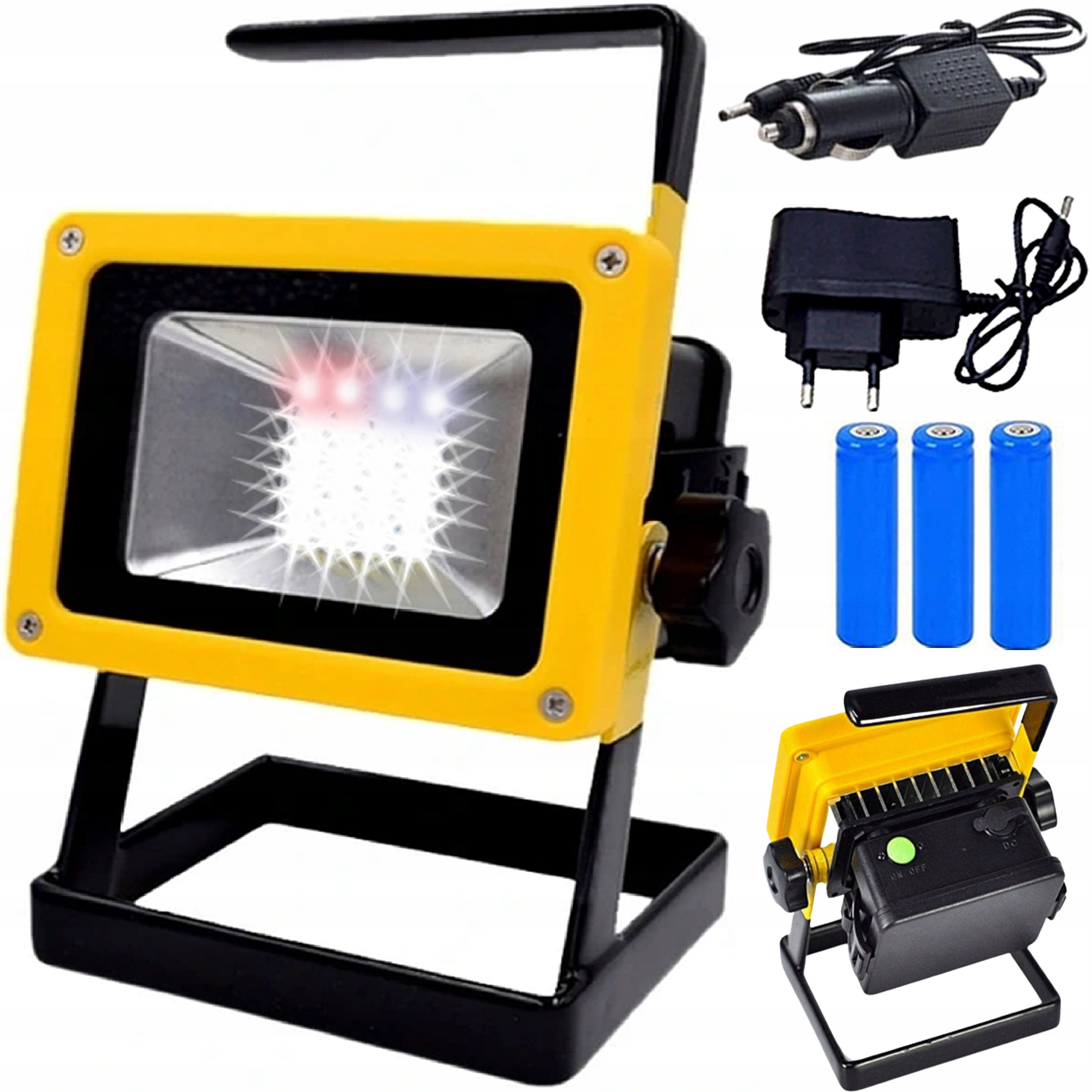 

Halogen Lampa Przenośna Robocza Naświetlacz Led