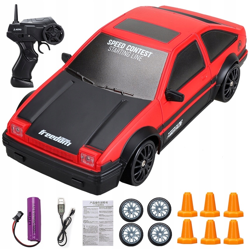4WD RC Drift Car Toy 2.4G Rapid Drift Racing Car 13552613331 - Allegro.pl