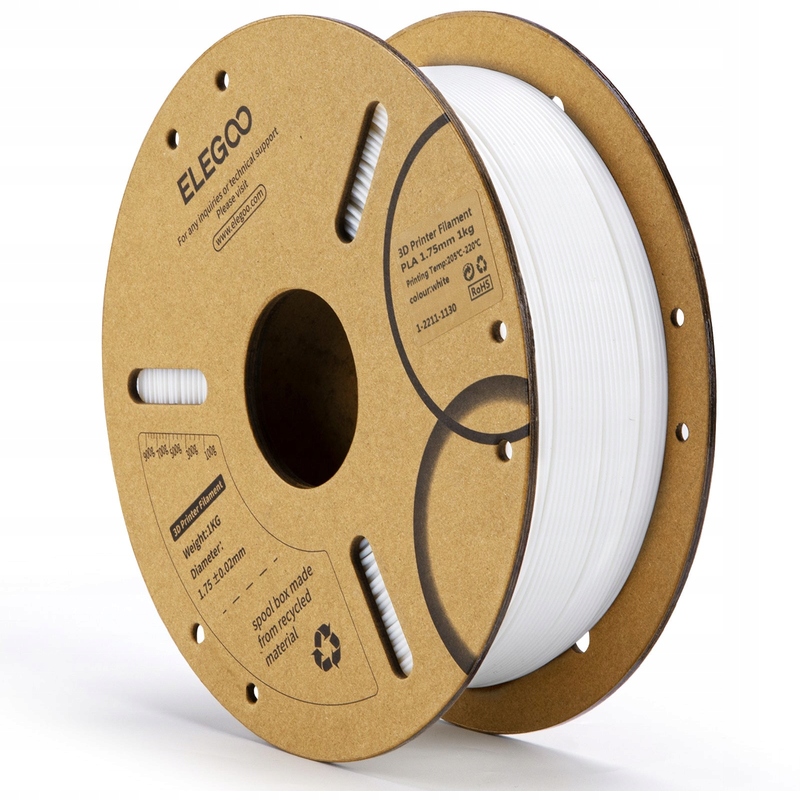 Filament Elegoo Pla 1. 75mm (biały) Elegoo