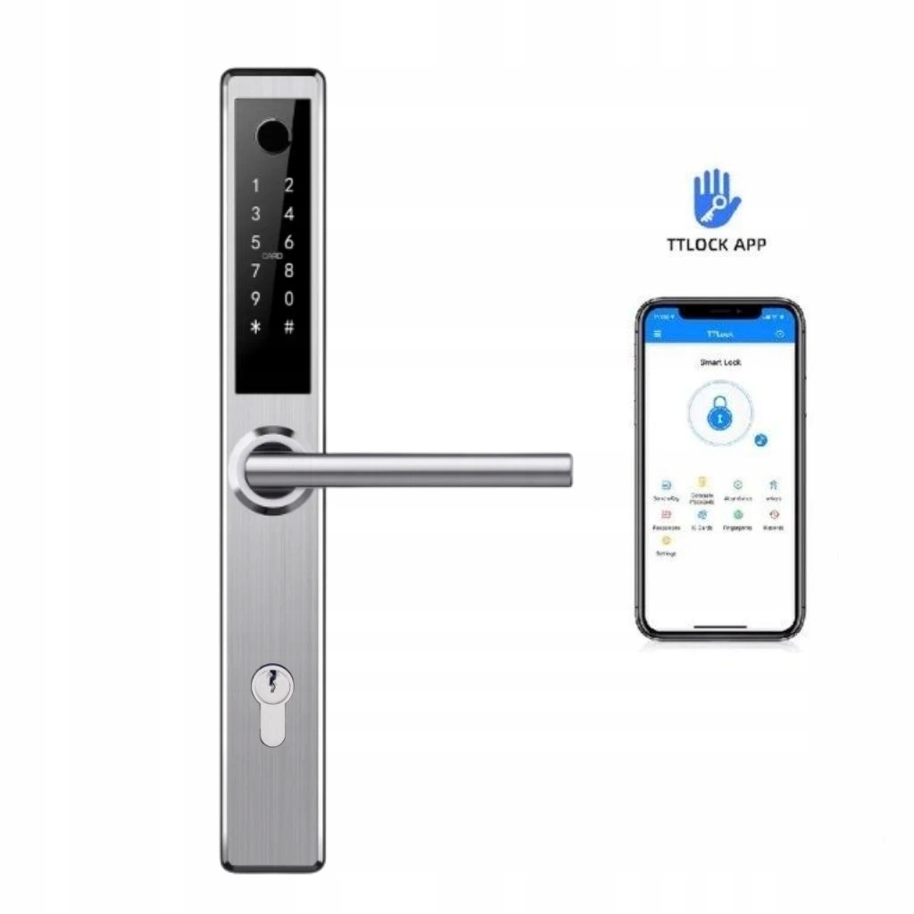 Bot Chytrá kľučka Ttlock HR1 strieborná 72 mm