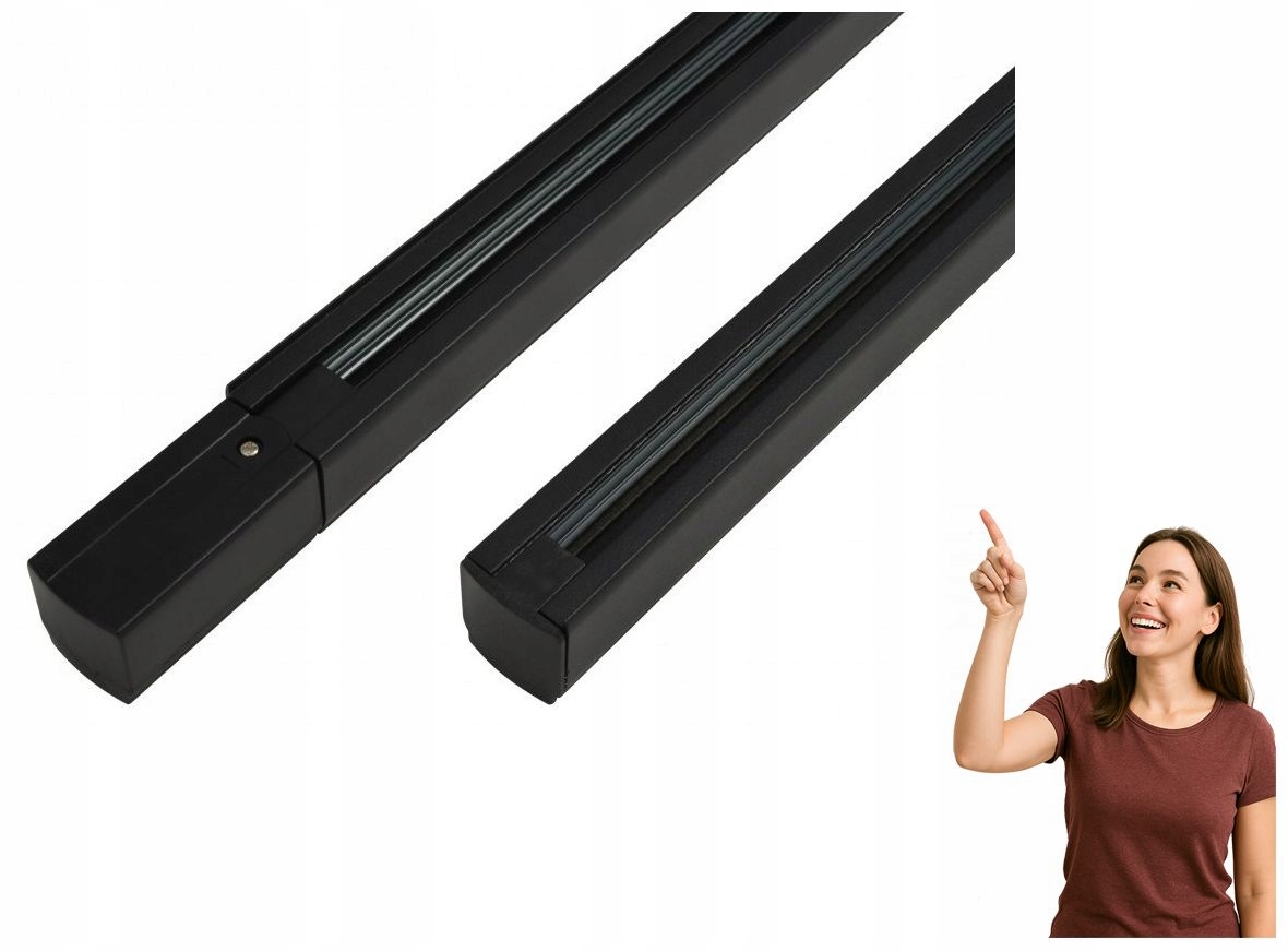 3-fázová montážní lišta Track set 1,5 m End power End Cap AZ3001 Azzard