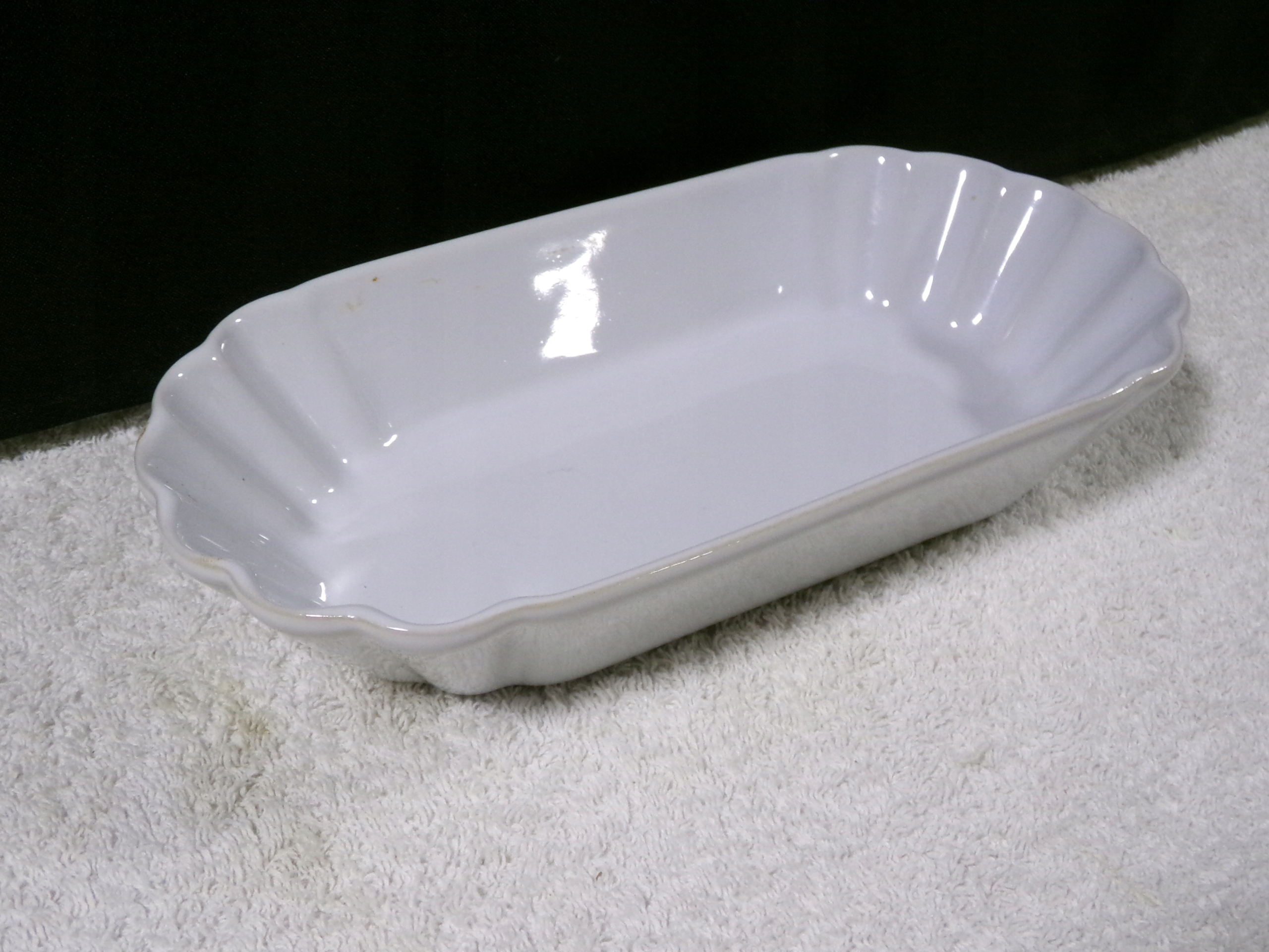 PÓŁMISEK CERAMICZNY Idealny do serwowania frytek