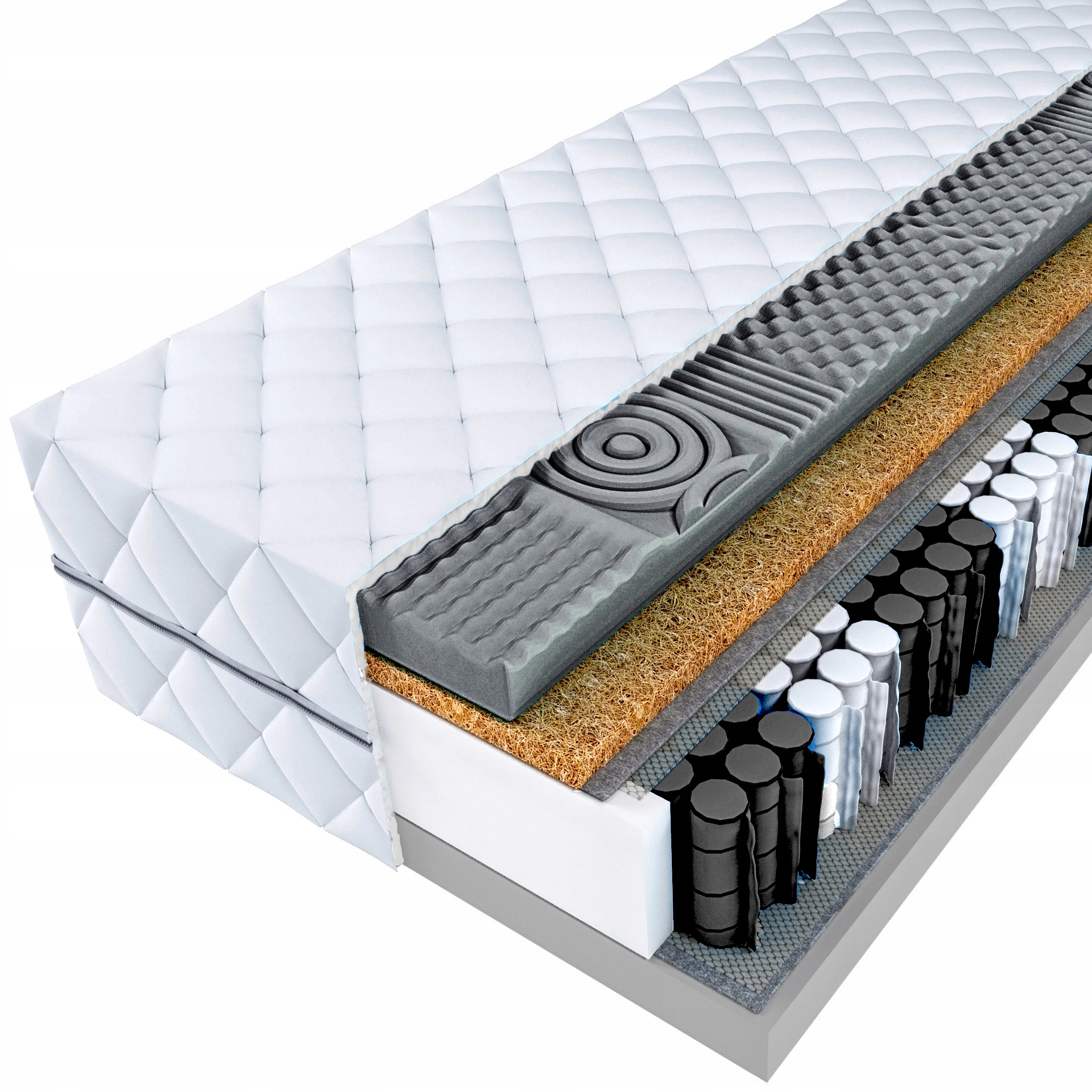 Матрас pocket Profile 90X200 массажный кокос H3 / H4 - облегчение позвоночника!