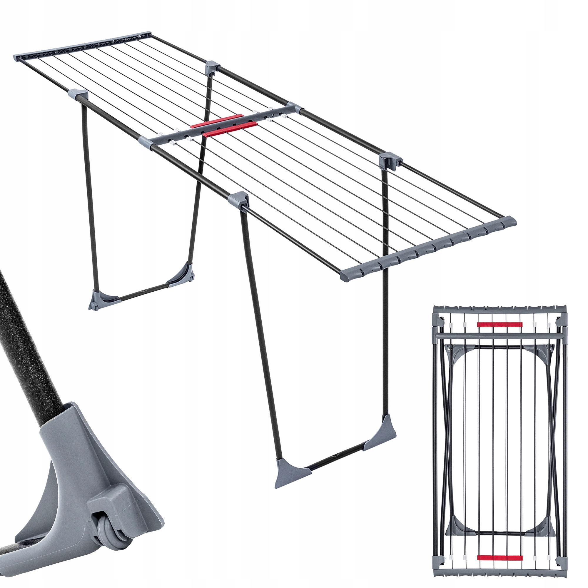 Sušák Na Prádlo Stojící Prádlo Teleskopická Rozkládací 20 m