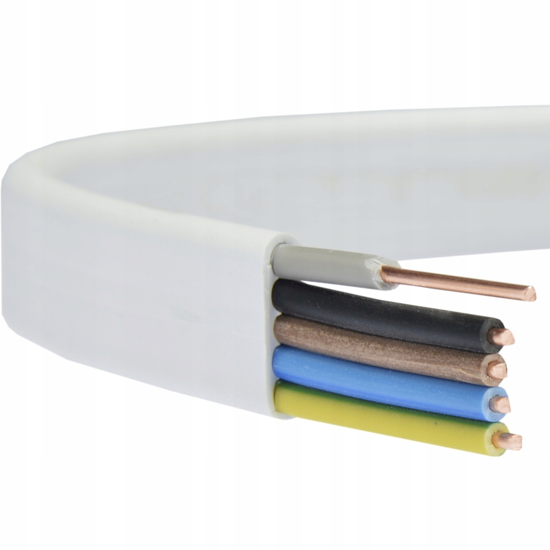 

Przewód kabel płaski YDYp 5x6 450/750V 1m