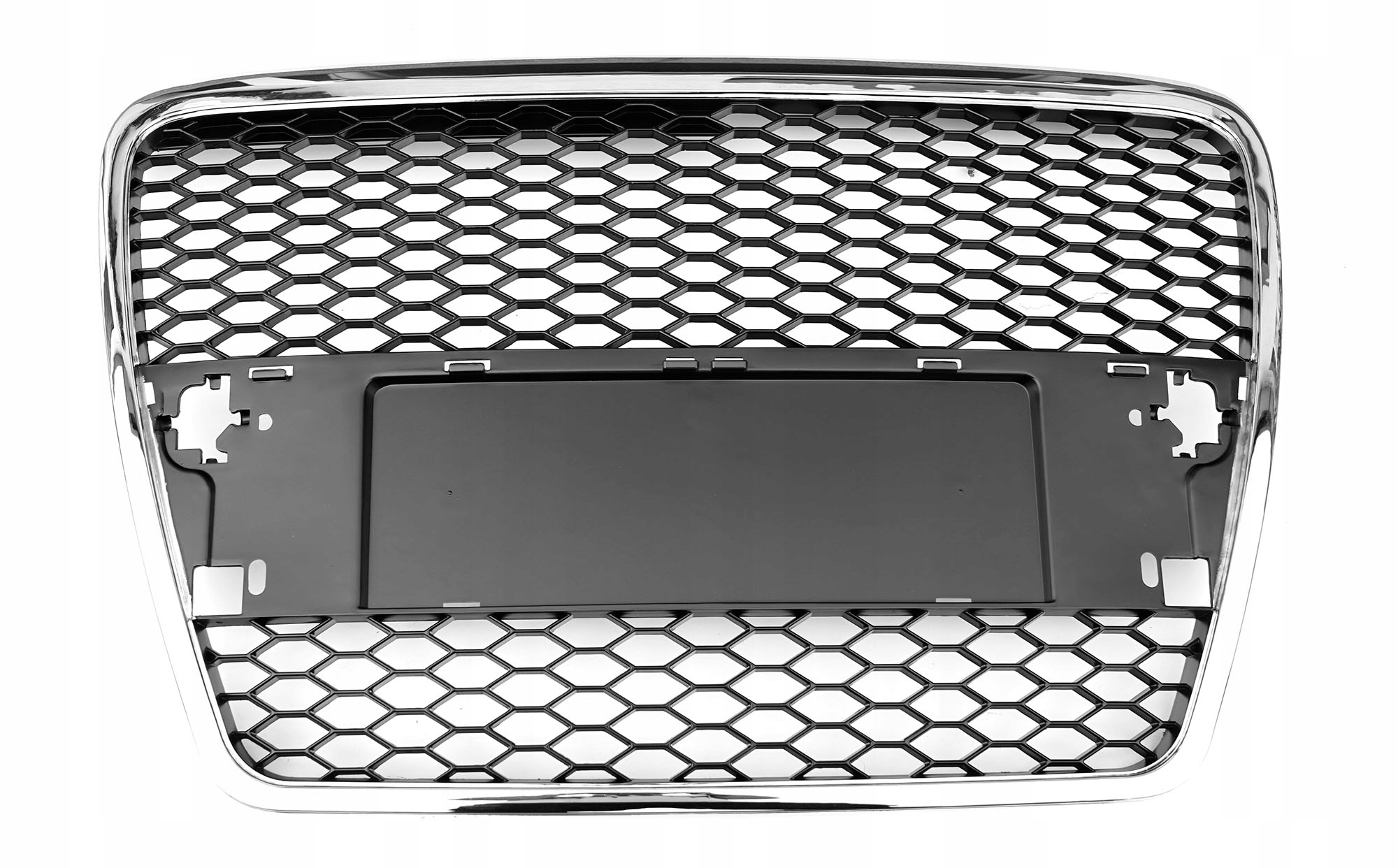 AUDI A6 C6 04-08 GRILL ATRAPA RS LOOK CHROM BLACK Producent części Cosmo