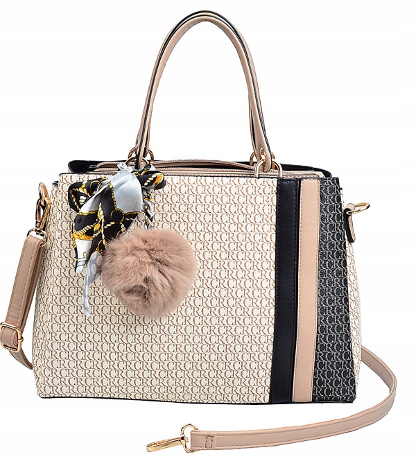 GALLANTRY TOREBKA damska KUFEREK klasyczna Do ręki MONOGRAM Marka inna