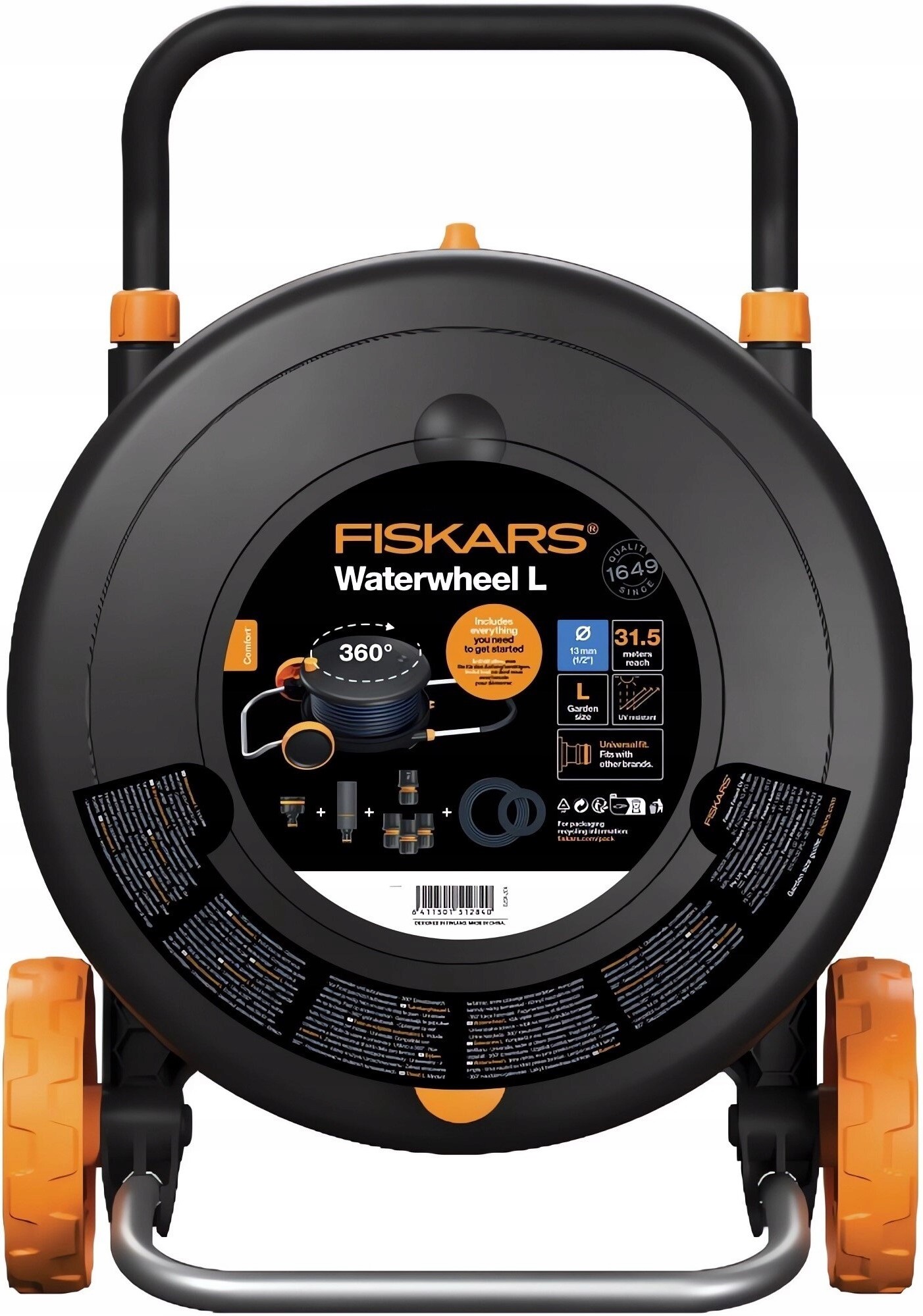 Bęben z wężem Fiskars Comfort